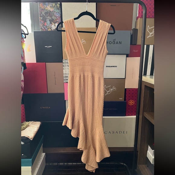 Blush  Assymetrical Dress - Picture 2 of 3
